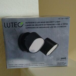 Lutec  outdoor 2 led head security lights